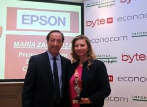 María Zaragoza, directora de marketing y comunicación de Epson Ibérica, Premio Byte TI a la Mejor directora de Comunicación