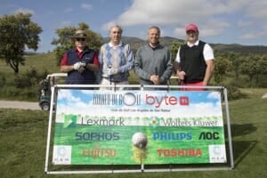 Fujitsu, Lexmark, Toshiba, Philips – AOC, Sophos y Wolters Kluwer patrocinaron la XVIII edición del Torneo de Golf Byte TI 17 Fujitsu, Lexmark, Toshiba, Philips – AOC, Sophos y Wolters Kluwer patrocinaron la XVIII edición del Torneo de Golf Byte TI 15