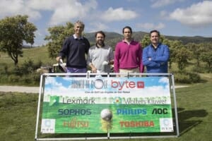 Fujitsu, Lexmark, Toshiba, Philips – AOC, Sophos y Wolters Kluwer patrocinaron la XVIII edición del Torneo de Golf Byte TI 13 Fujitsu, Lexmark, Toshiba, Philips – AOC, Sophos y Wolters Kluwer patrocinaron la XVIII edición del Torneo de Golf Byte TI 11