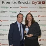 Los premios Byte TI reúnen a las principales empresas del sector TIC 12 HPE 3PAR StoreServ, Recoge Susana Vila, Responsable Negocio Almacenamiento